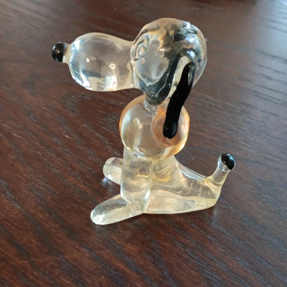 Vintage lucite Snoopy.